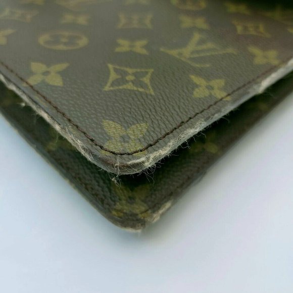Louis Vuitton LV Brief Case Browns Monogram VINTAGE - Picture 14 of 14
